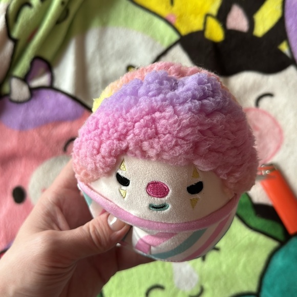Declan the cotton candy clown crossover squad mystery bag squishmallow NWT - Picture 3 of 9